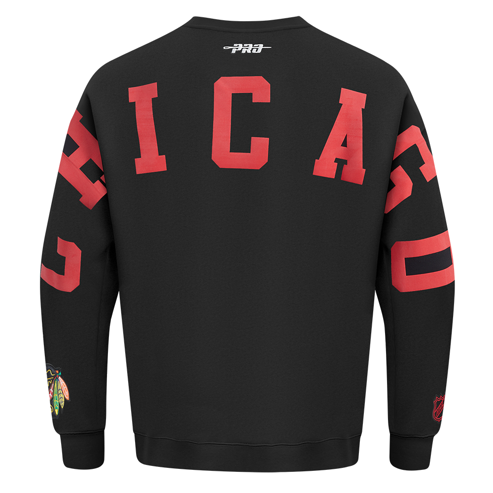 SUDADERA DE CUELLO REDONDO NHL CHICAGO BLACKHAWKS WINGSPAN