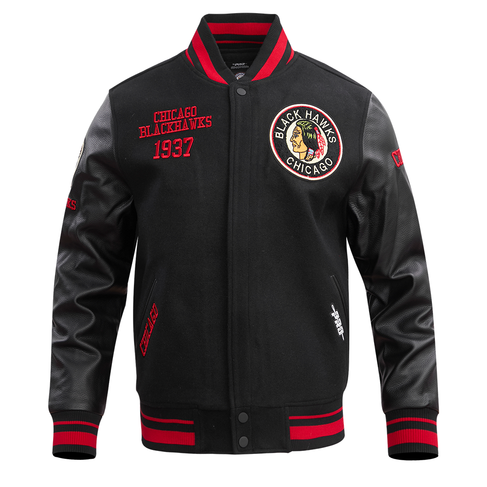 CHAMARRA UNIVERSITARIA NHL CHICAGO BLACKHAWKS RETRO CLASSICS
