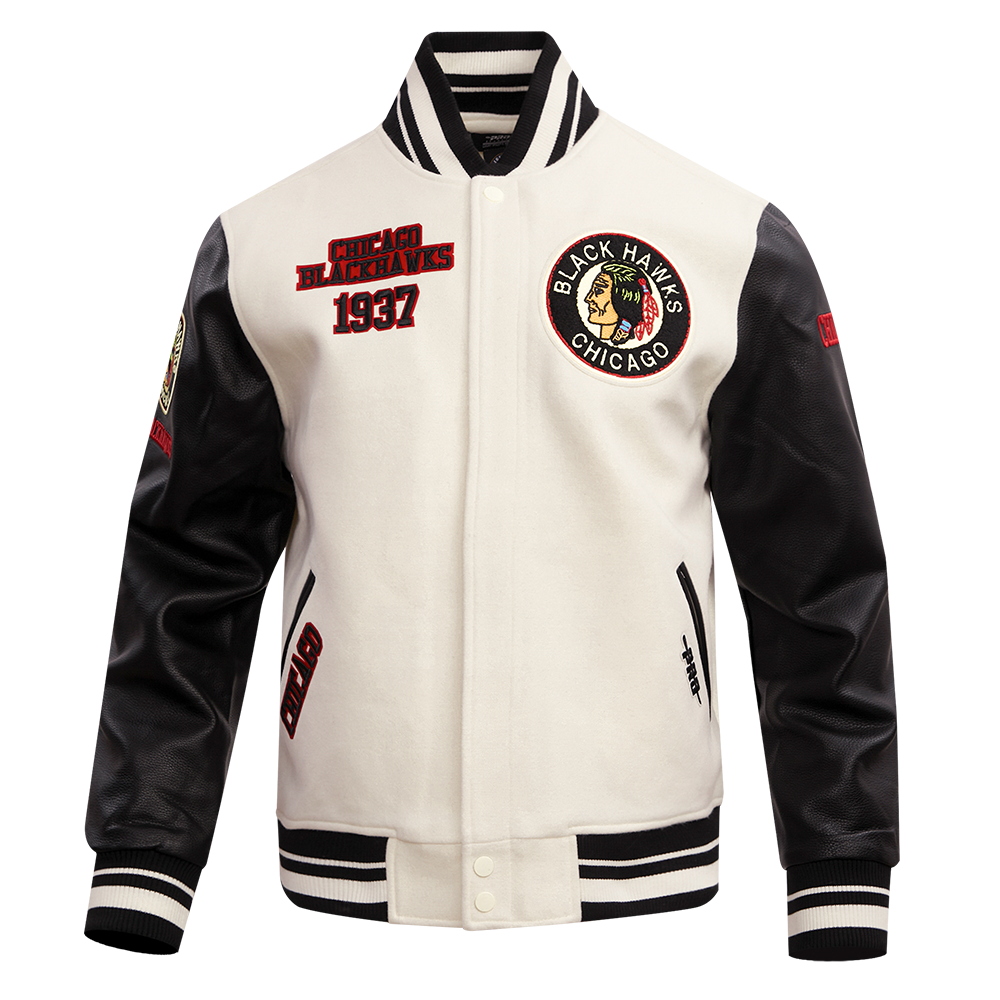 CHAMARRA UNIVERSITARIA NHL CHICAGO BLACKHAWKS RETRO CLASSICS
