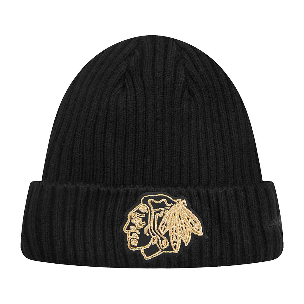 GORRO NHL CHICAGO BLACKHAWKS BLACK&GOLD UNISEX