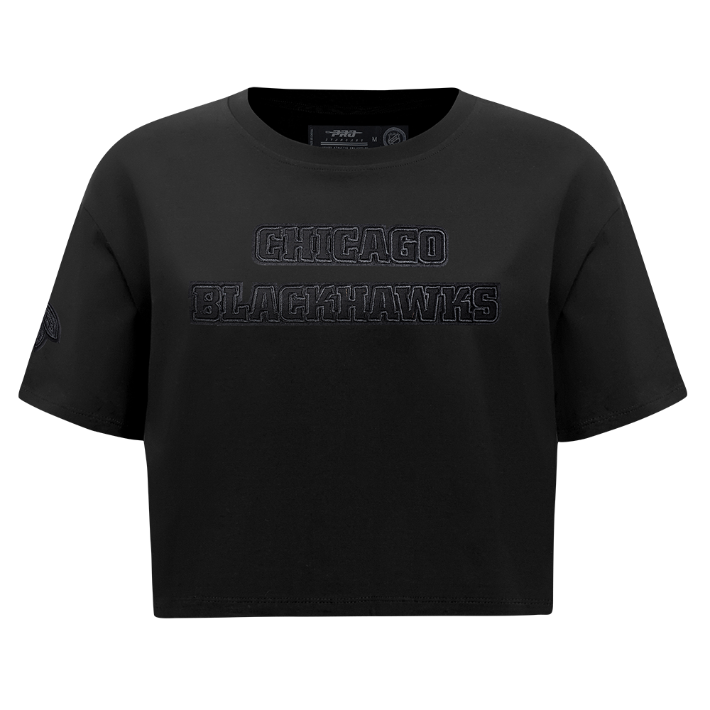 PLAYERA CROP NHL CHICAGO BLACKHAWKS NEUTRAL PARA MUJER