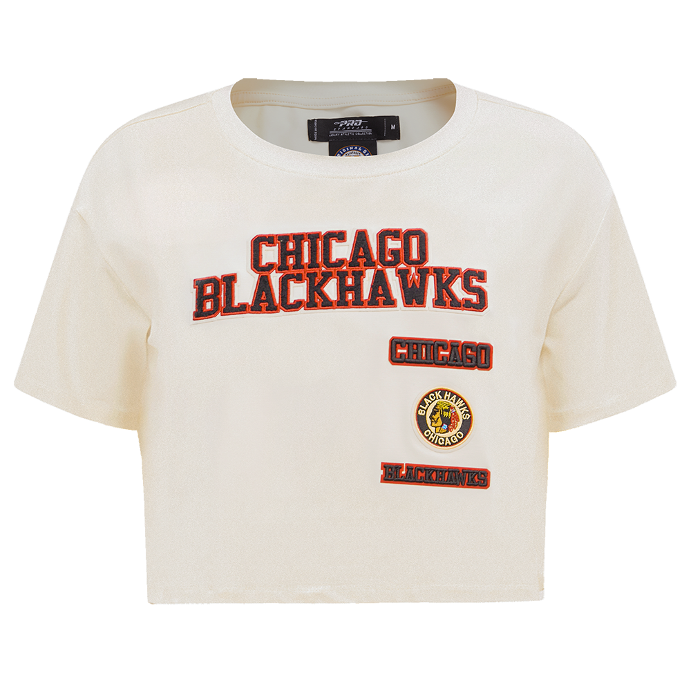 PLAYERA NHL CHICAGO BLACKHAWKS RETRO CLASSICS PARA MUJER