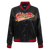 CHAMARRA DE SATÉN NHL CHICAGO BLACKHAWKS SCRIPT TAIL PARA MUJER