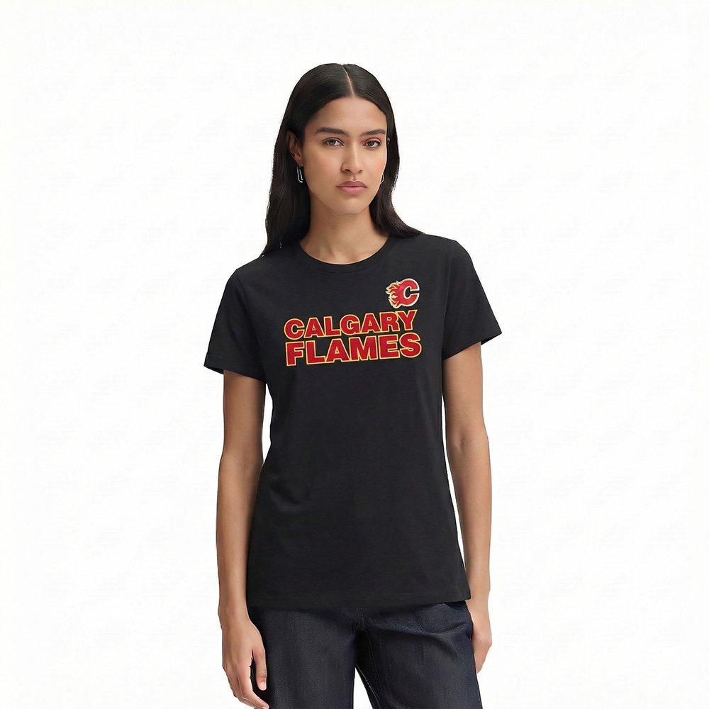 PLAYERA NHL CALGARY FLAMES CLASSIC CHENILLE PARA MUJER