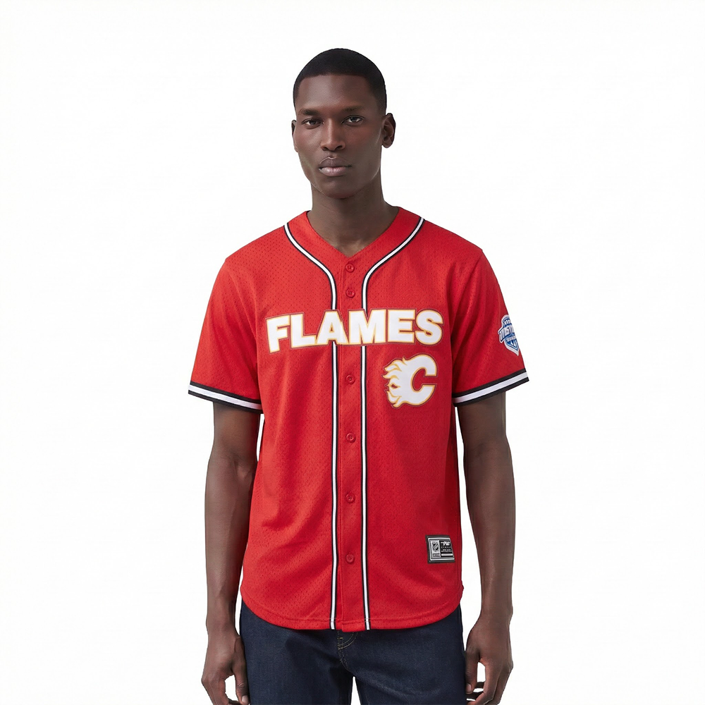 JERSEY NHL CALGARY FLAMES MESH