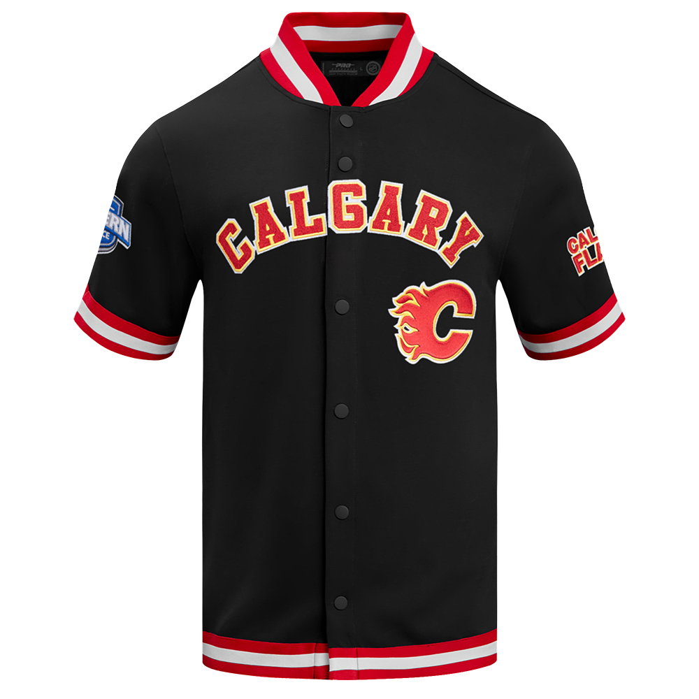 SOBRECAMISA DE MANGA CORTA NHL CALGARY FLAMES CLASSIC CHENILLE