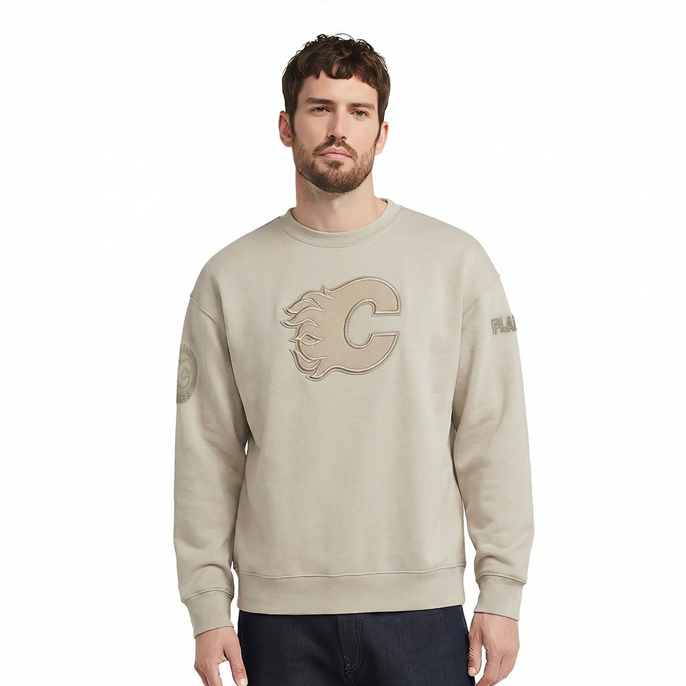 SUDADERA DE CUELLO REDONDO NHL CALGARY FLAMES NEUTRAL