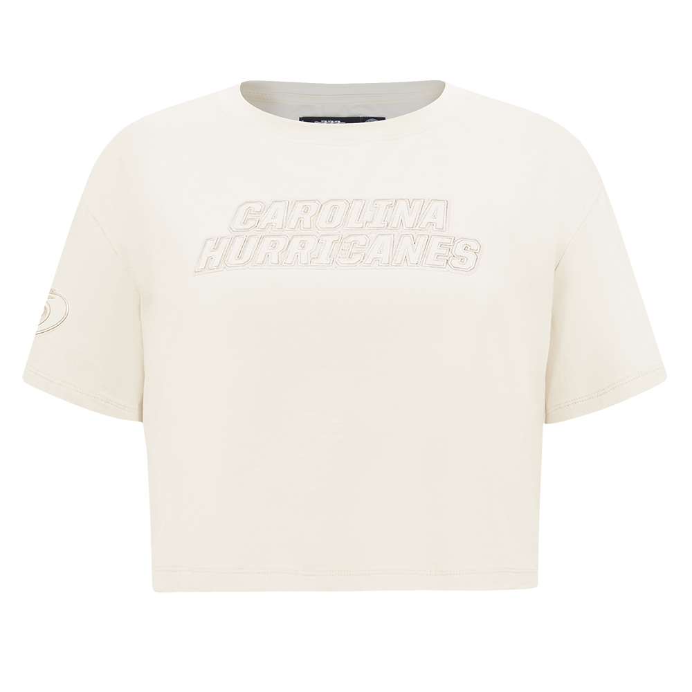 PLAYERA CROP NHL CAROLINA HURRICANES NEUTRAL PARA MUJER
