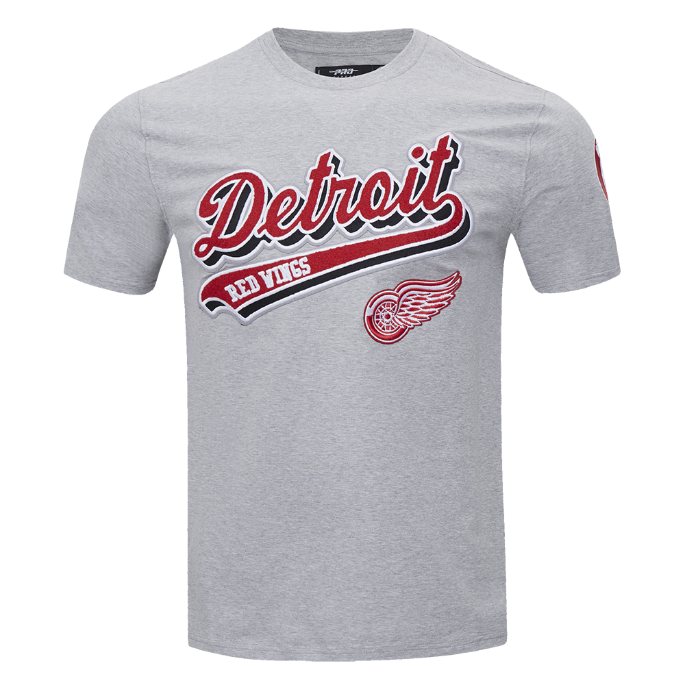 PLAYERA NHL DETROIT RED WINGS SCRIPT TAIL