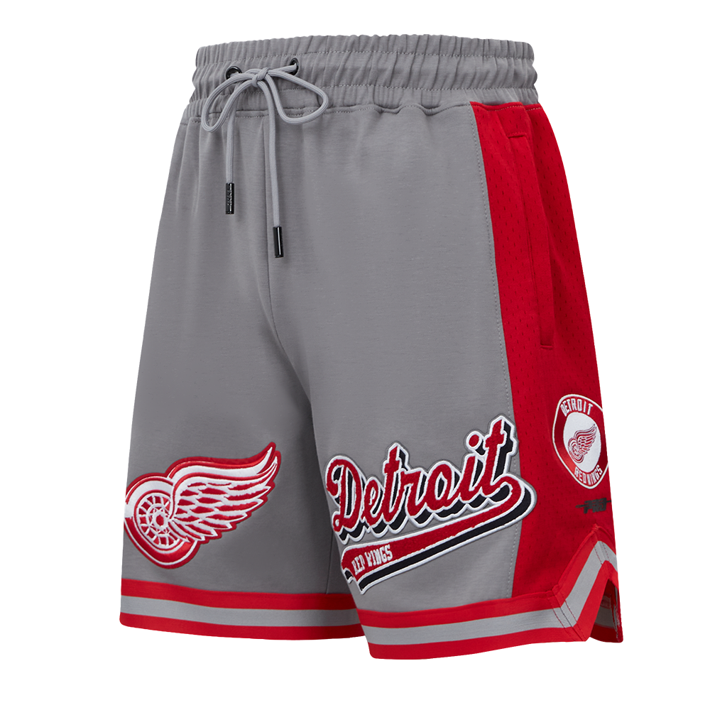 SHORTS DE BASQUETBOL NHL DETROIT RED WINGS SCRIPT TAIL