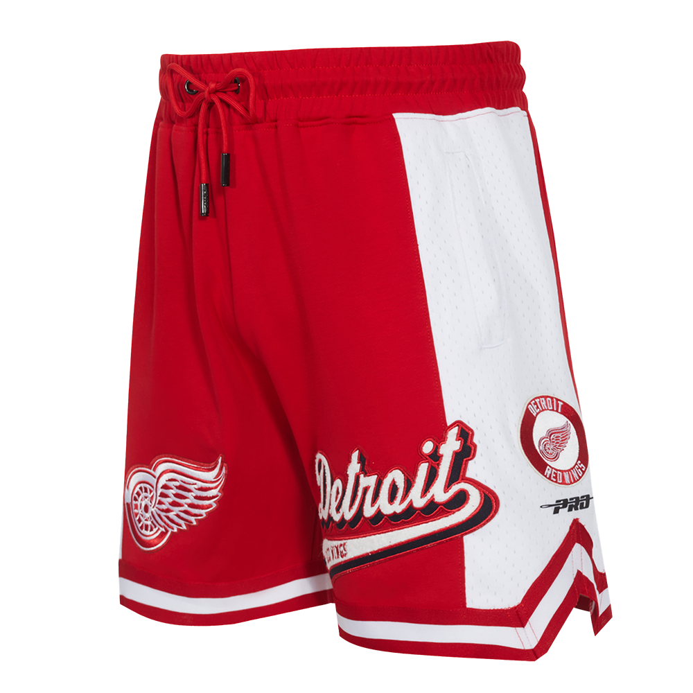 SHORTS DE BASKETBALL NHL DETROIT RED WINGS SCRIPT TAIL