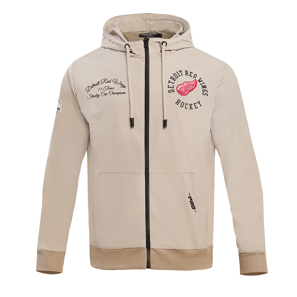 SUDADERA CON CIERRE NHL DETROIT RED WINGS HYBRID
