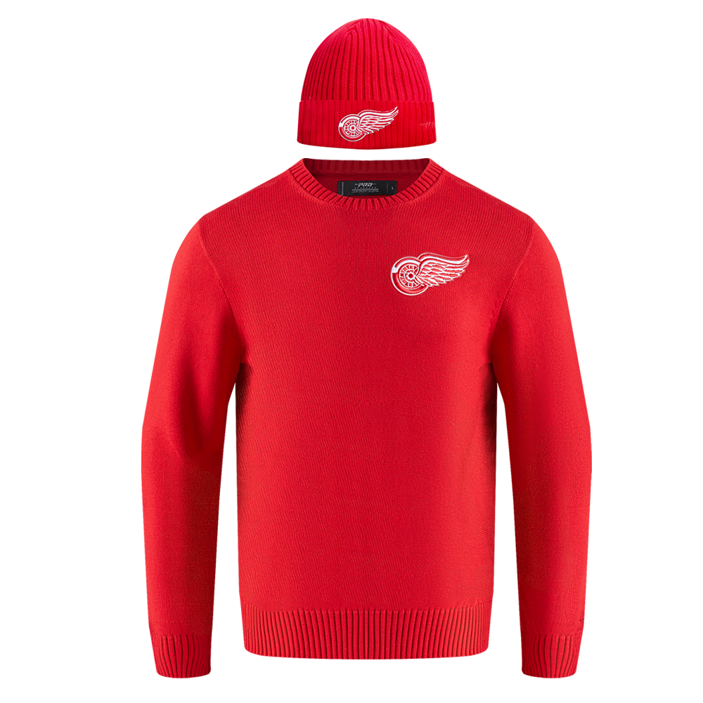 SET NHL DETROIT RED WINGS KNIT BOX SET