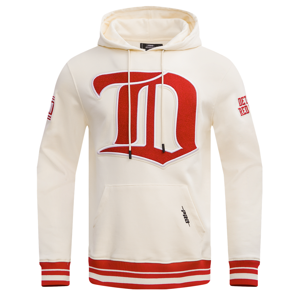 SUDADERA CON GORRO NHL DETROIT RED WINGS RETRO CLASSICS