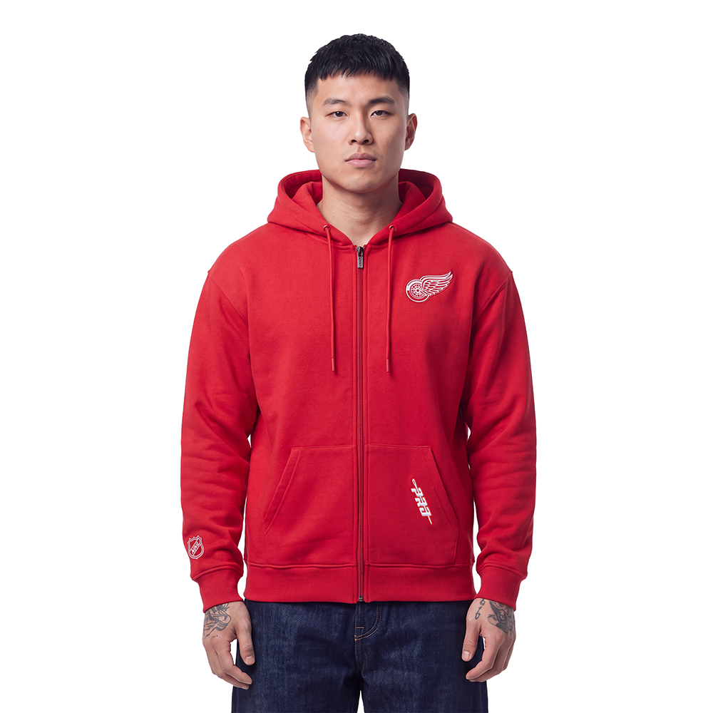 SUDADERA CON CIERRE NHL DETROIT RED WINGS CLASSIC ICON