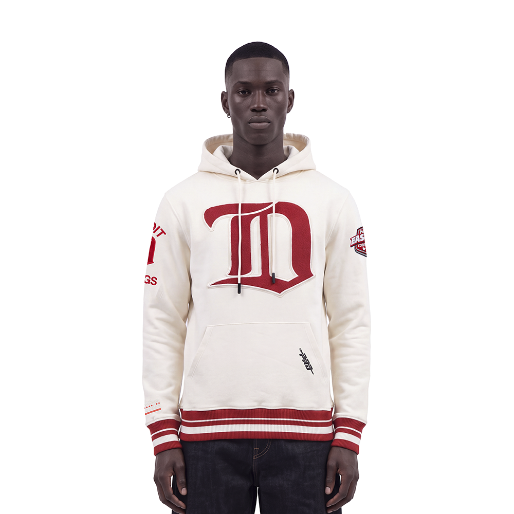 SUDADERA CON GORRO NHL DETROIT RED WINGS RETRO CLASSICS