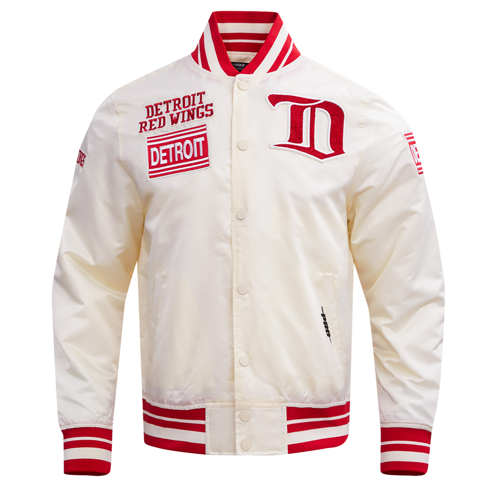 CHAMARRA DE SATÉN NHL DETROIT RED WINGS RETRO CLASSICS