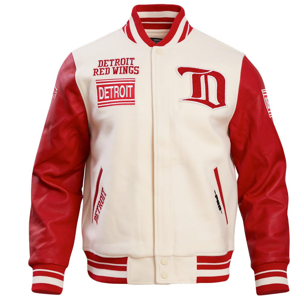 CHAMARRA UNIVERSITARIA NHL DETROIT RED WINGS RETRO CLASSICS