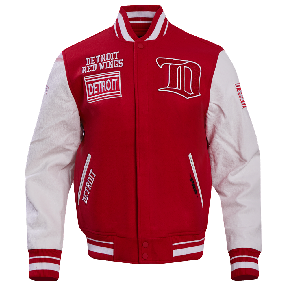 CHAMARRA UNIVERSITARIA NHL DETROIT RED WINGS RETRO CLASSICS