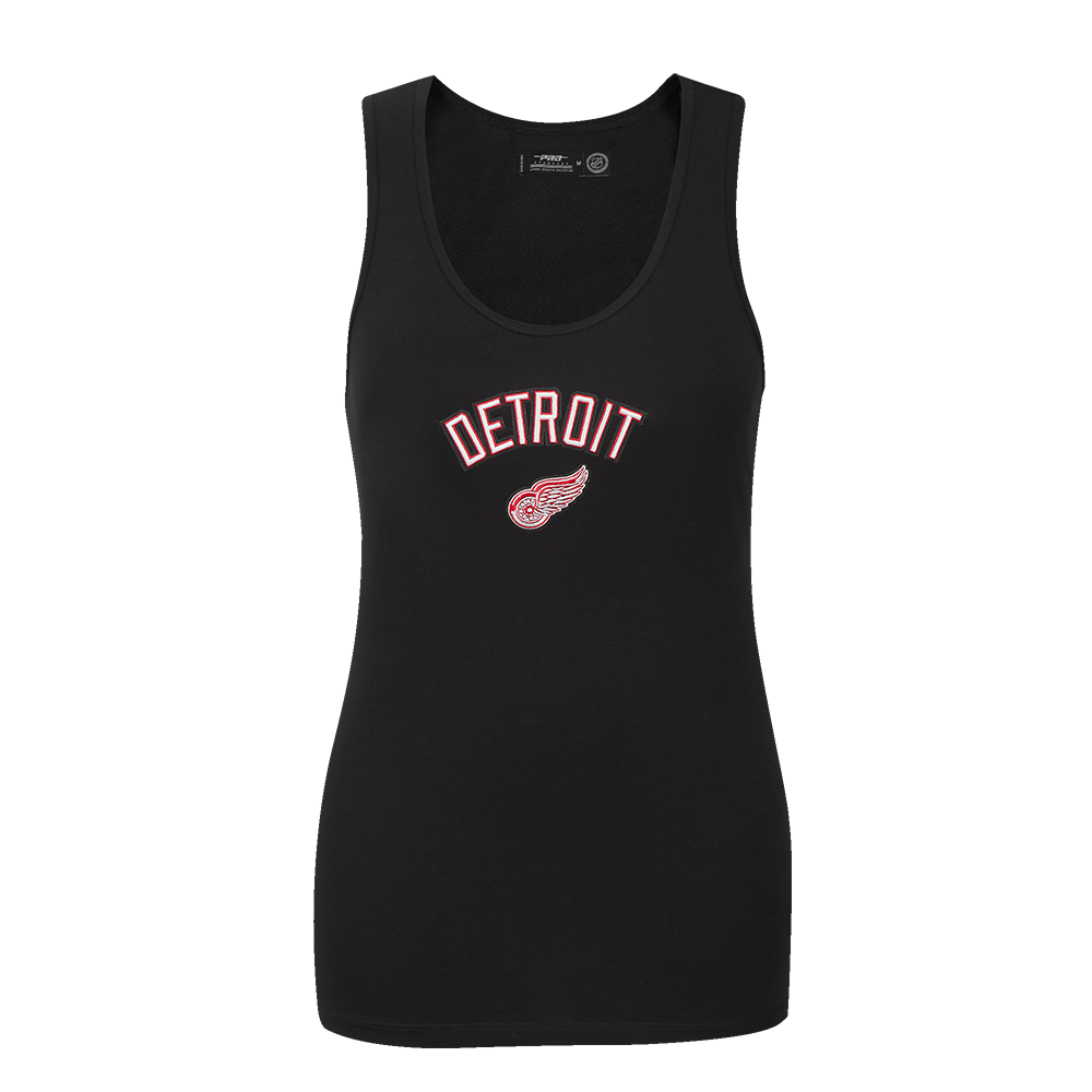 PLAYERA DE TIRANTES DE CORTE RELAJADO NHL DETROIT RED WINGS CLASSIC CHENILLE PARA MUJER