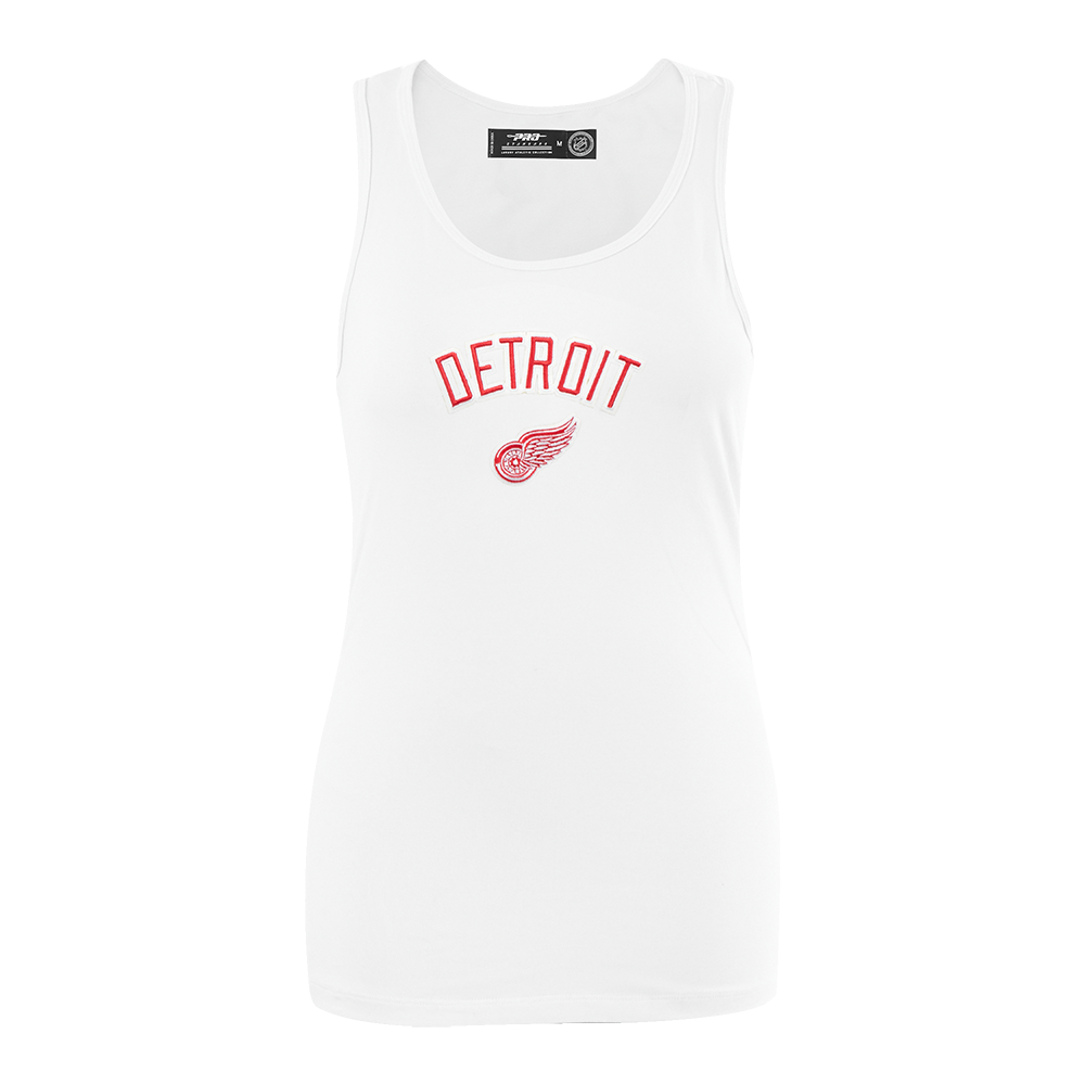 PLAYERA DE TIRANTES DE CORTE RELAJADO NHL DETROIT RED WINGS CLASSIC CHENILLE PARA MUJER