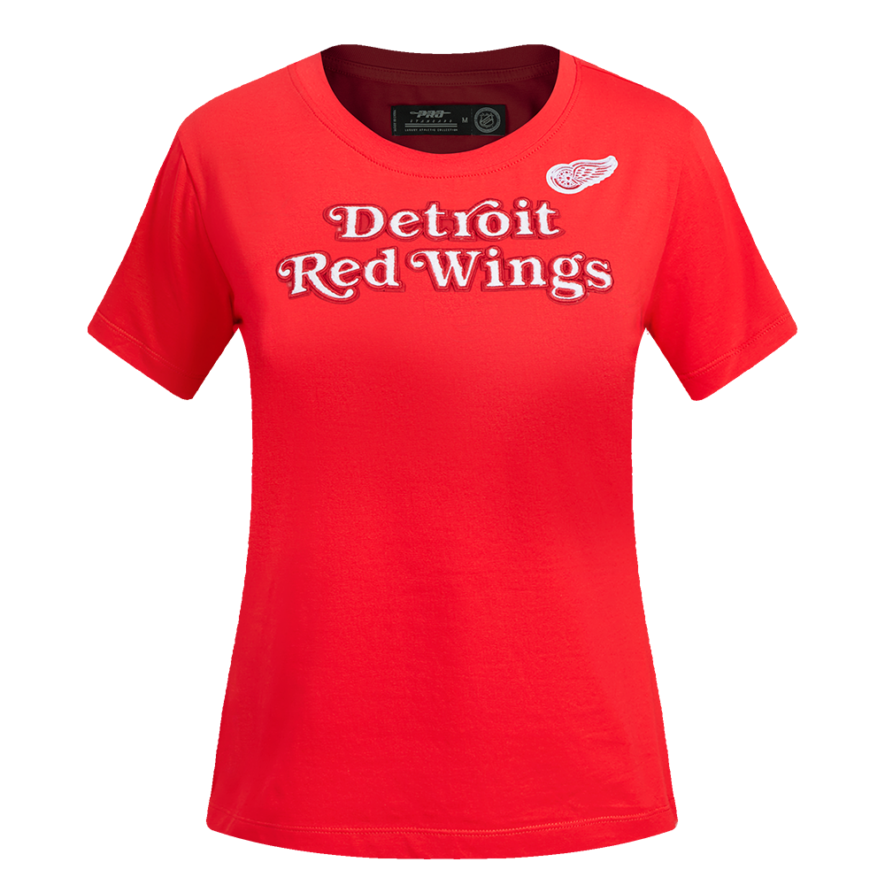PLAYERA NHL DETROIT RED WINGS CLASSIC CHENILLE PARA MUJER