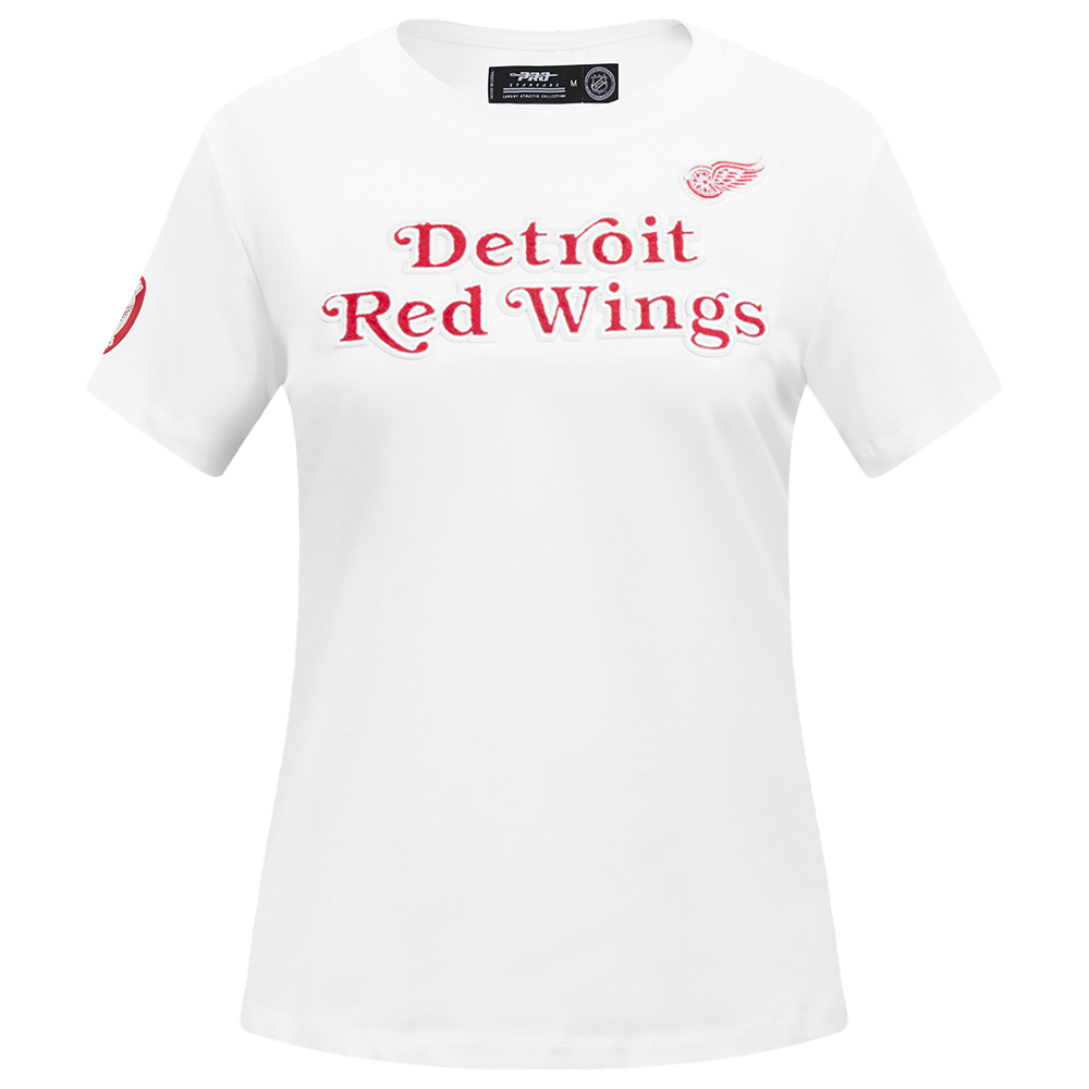 PLAYERA NHL DETROIT RED WINGS CLASSIC CHENILLE PARA MUJER