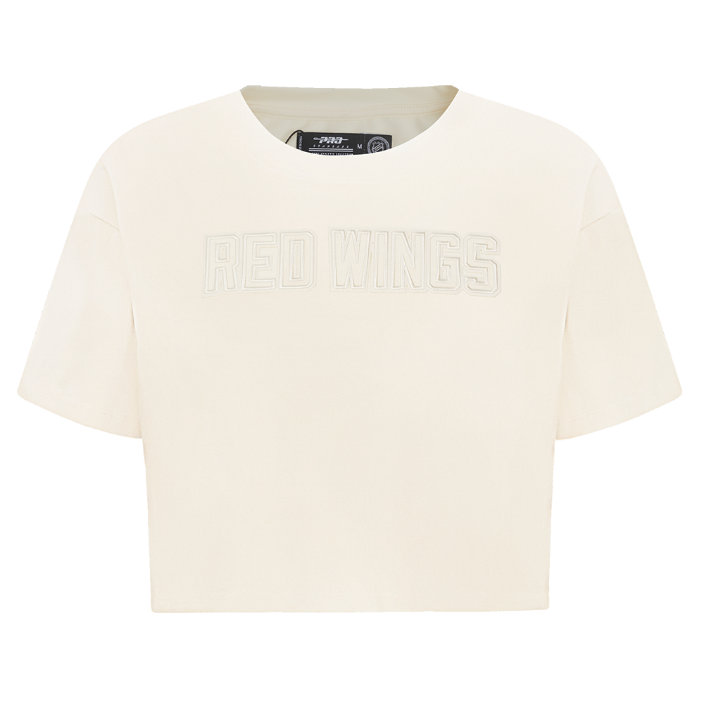 PLAYERA CROP NHL DETROIT RED WINGS NEUTRAL PARA MUJER