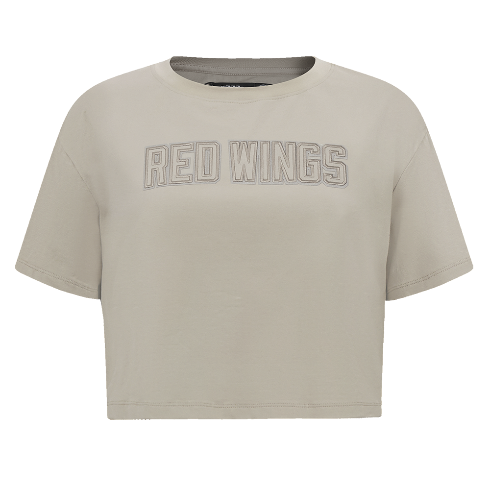 PLAYERA CROP NHL DETROIT RED WINGS NEUTRAL PARA MUJER
