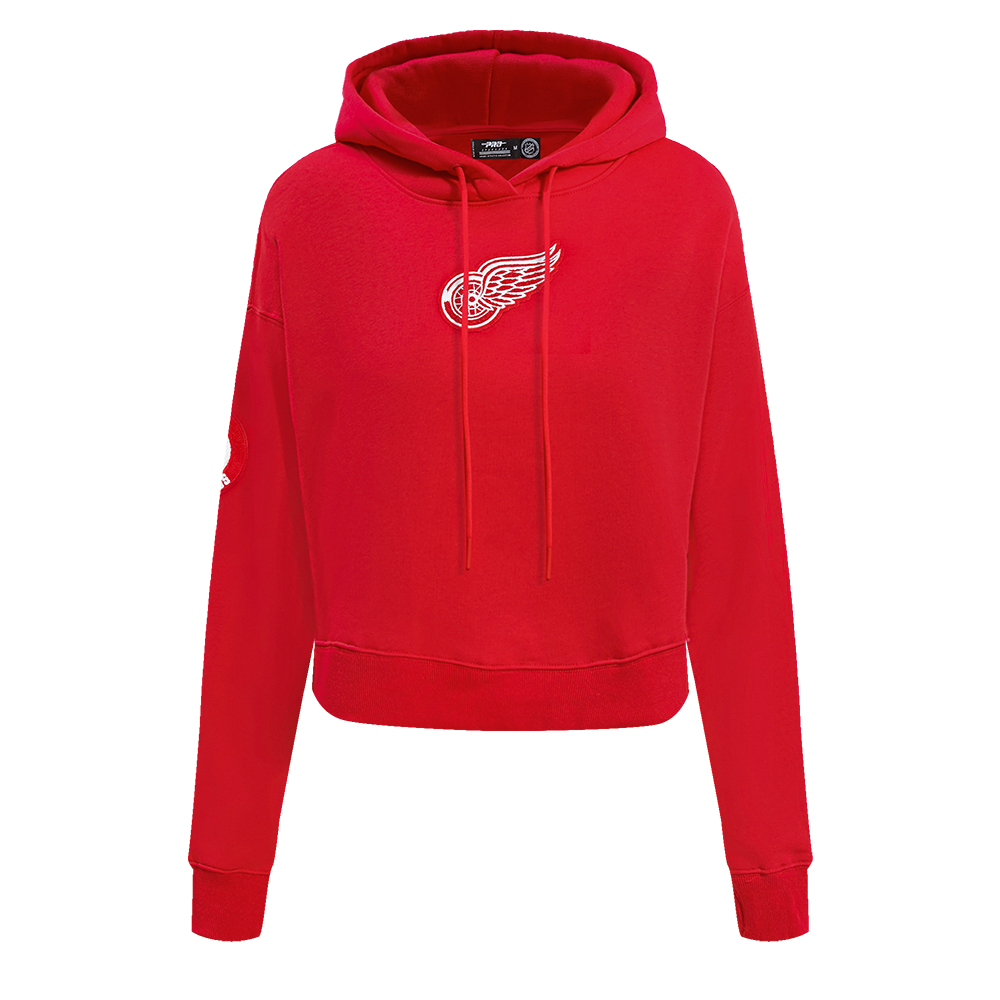 SUDADERA CON GORRO NHL DETROIT RED WINGS CLASSIC CHENILLE PARA MUJER