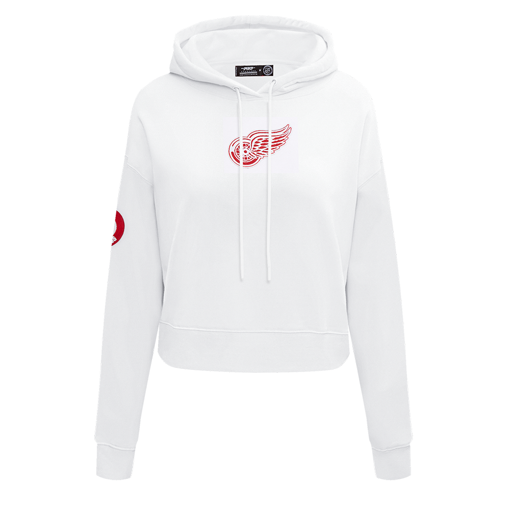 SUDADERA CON GORRO NHL DETROIT RED WINGS CLASSIC CHENILLE PARA MUJER