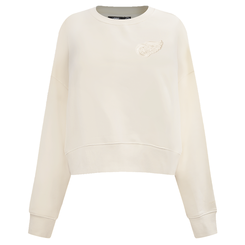 SUDADERA DE CUELLO REDONDO NHL DETROIT RED WINGS NEUTRAL PARA MUJER