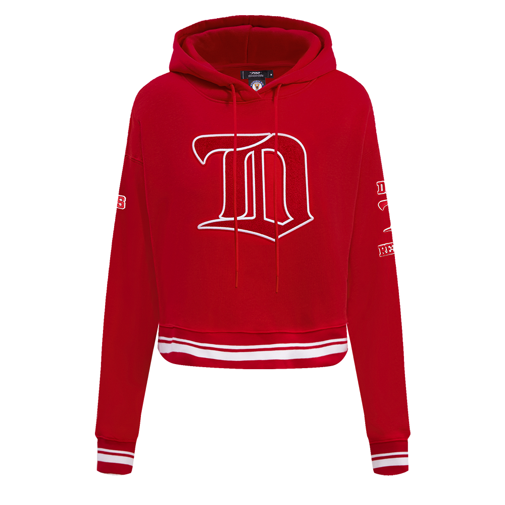 SUDADERA CON GORRO NHL DETROIT RED WINGS RETRO CLASSICS PARA MUJER