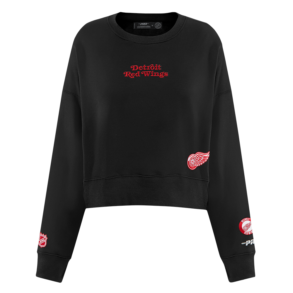 SUDADERA DE CUELLO REDONDO NHL DETROIT RED WINGS WINGSPAN PARA MUJER