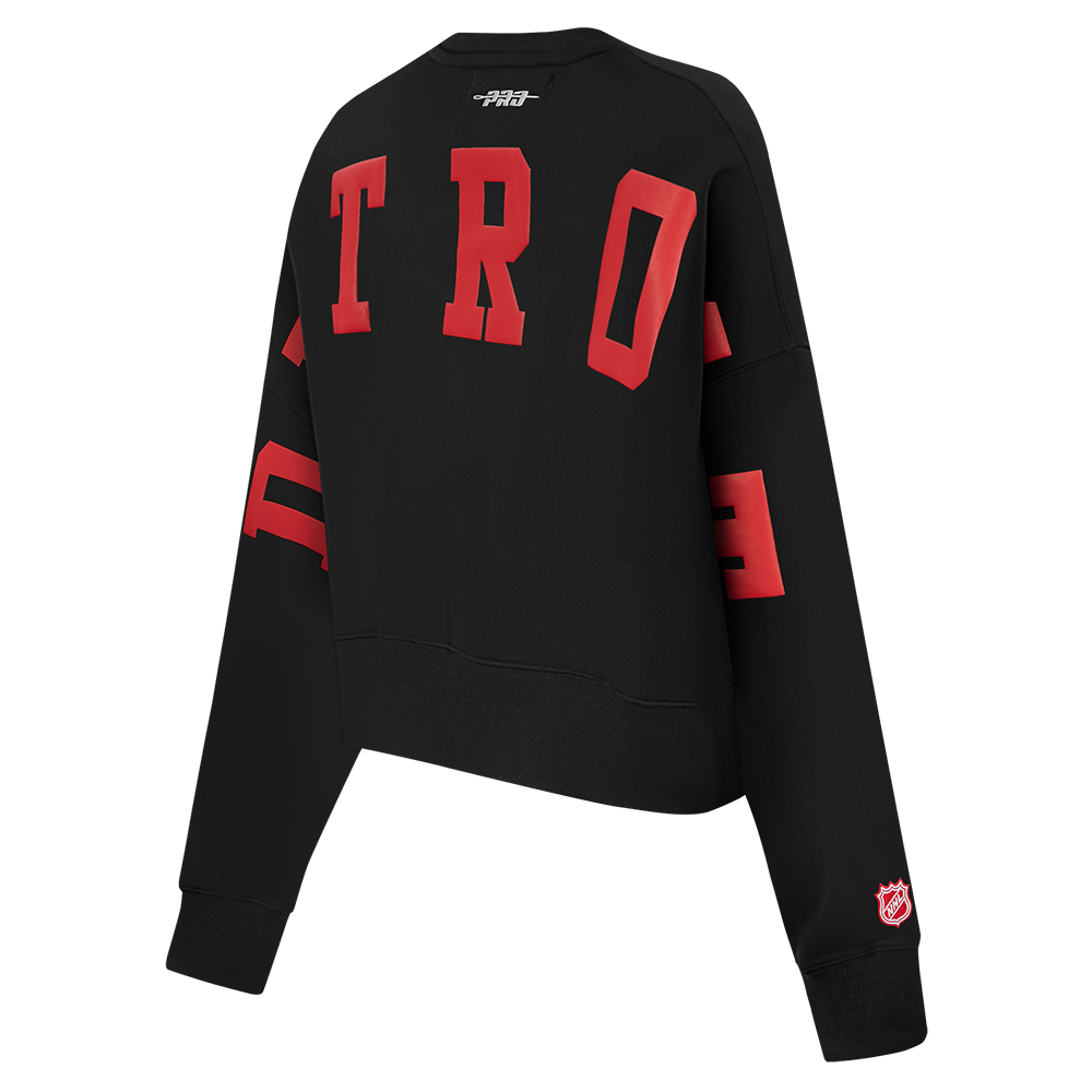 SUDADERA DE CUELLO REDONDO NHL DETROIT RED WINGS WINGSPAN PARA MUJER