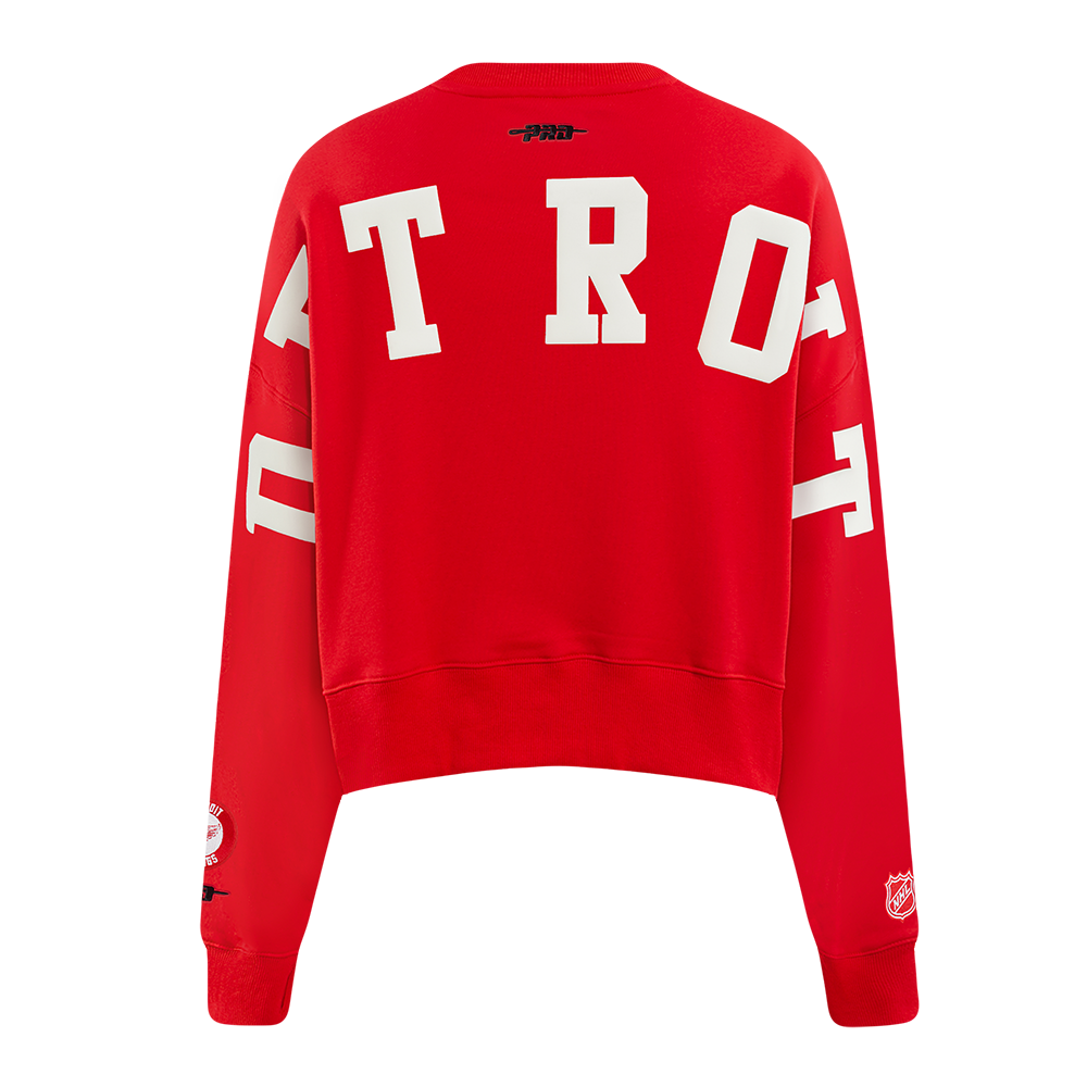 SUDADERA DE CUELLO REDONDO NHL DETROIT RED WINGS WINGSPAN PARA MUJER