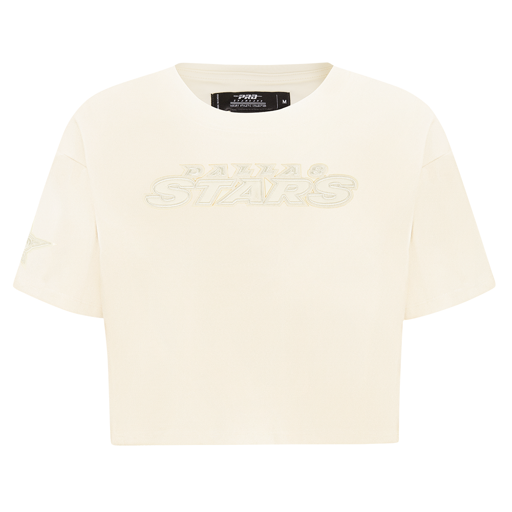 PLAYERA CROP NHL DALLAS STARS NEUTRAL PARA MUJER