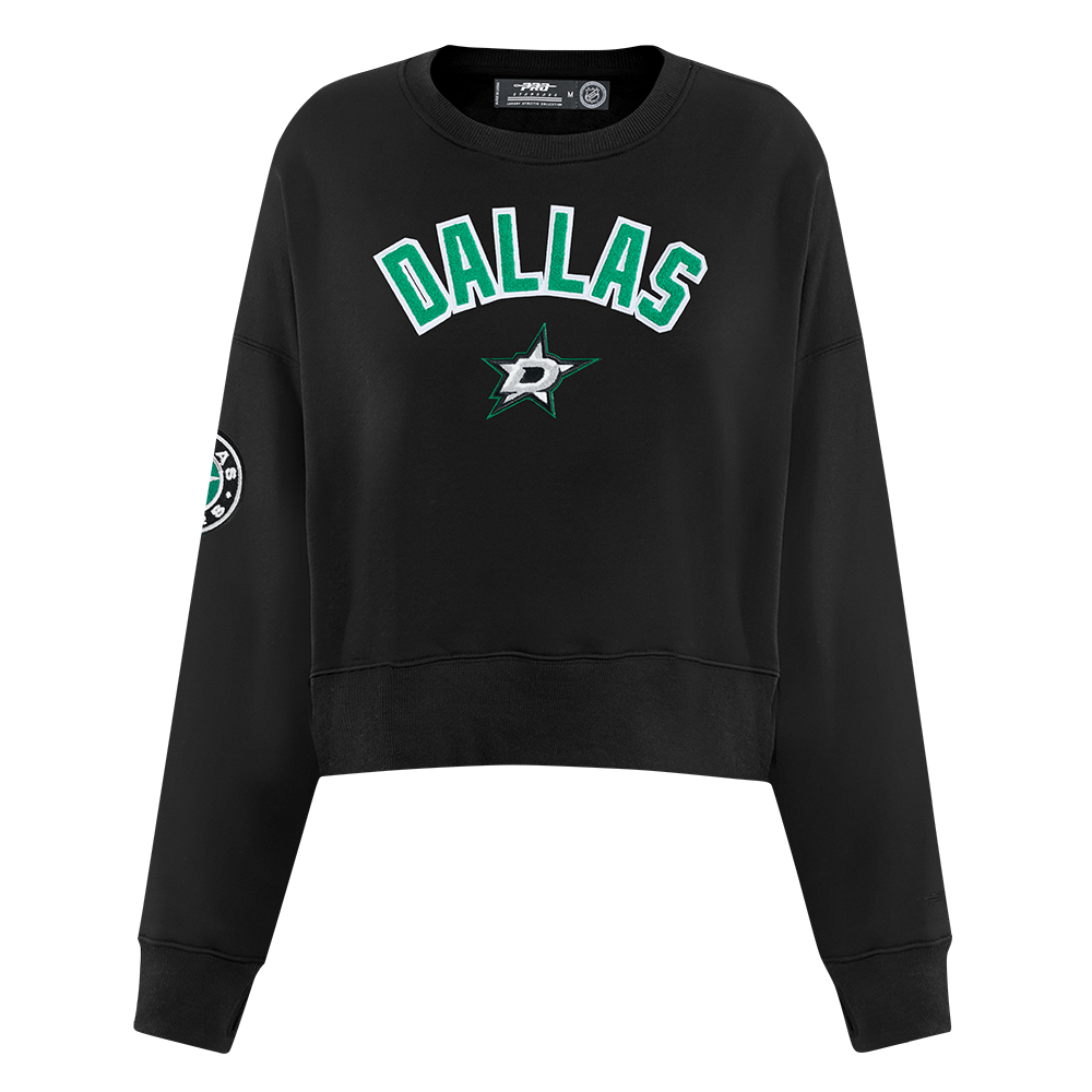 SUDADERA DE CUELLO REDONDO NHL DALLAS STARS CLASSIC CHENILLE PARA MUJER