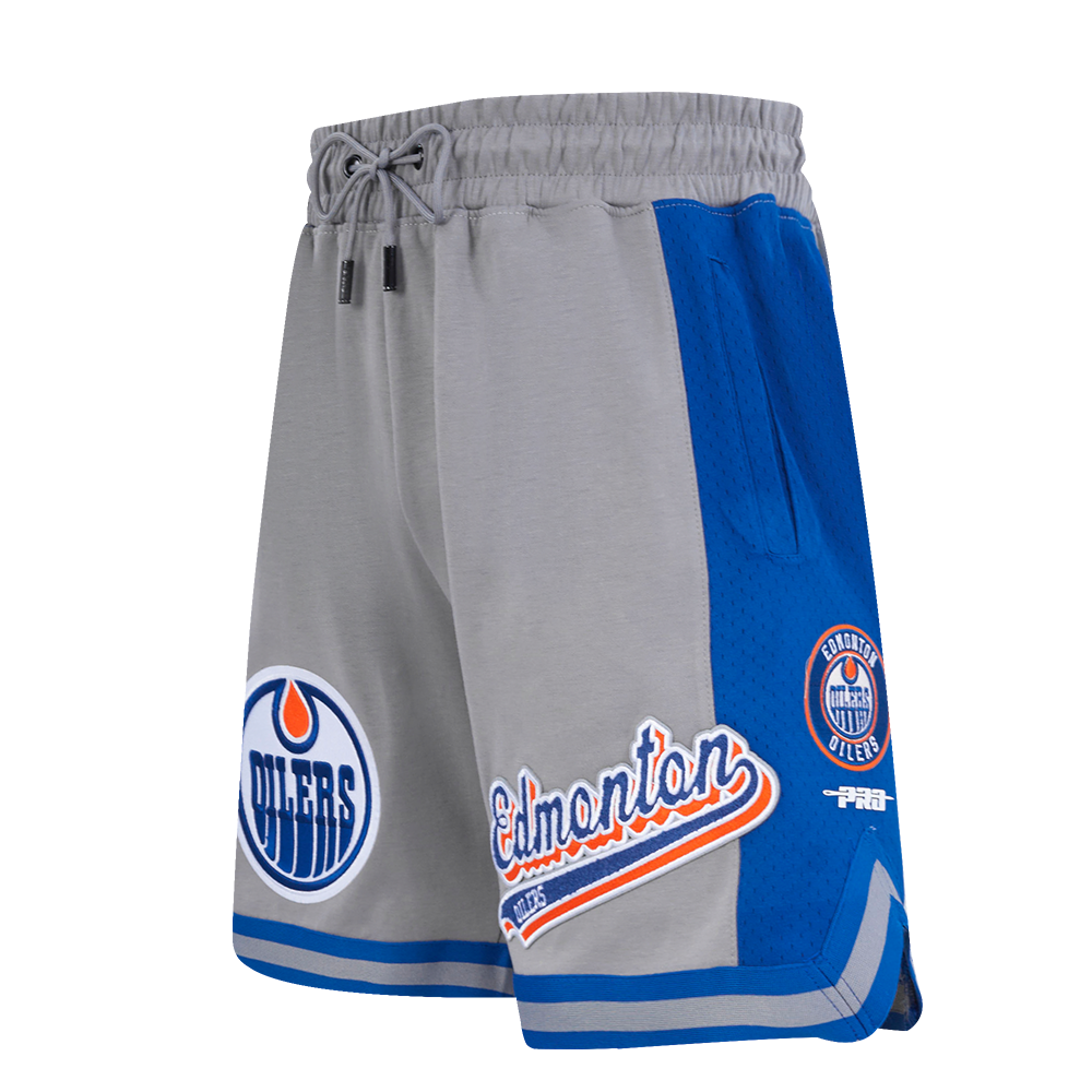 SHORTS DE BASQUETBOL NHL EDMONTON OILERS SCRIPT TAIL