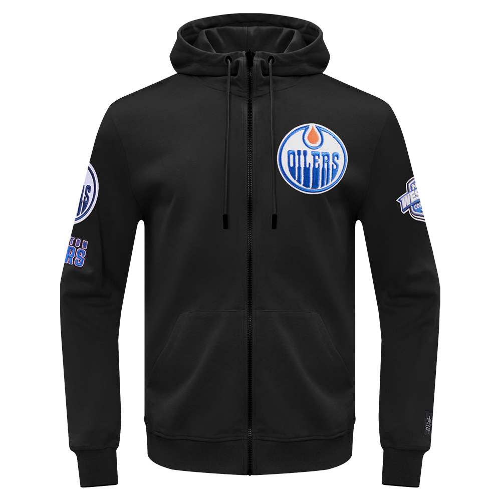 SUDADERA CON CIERRE NHL EDMONTON OILERS CLASSIC CHENILLE