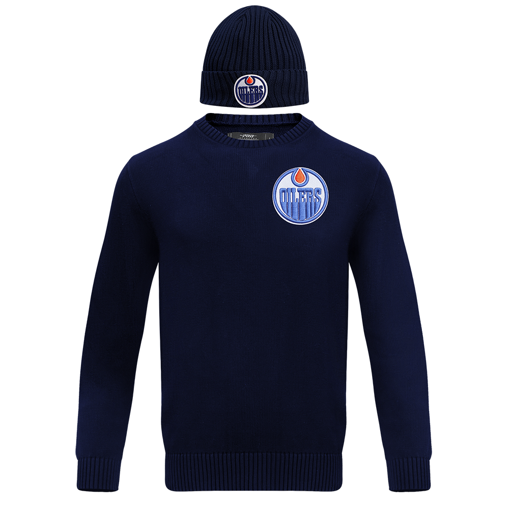 SET NHL EDMONTON OILERS KNIT BOX SET