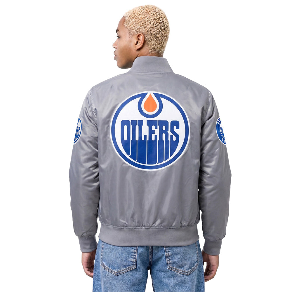 CHAMARRA DE SATÍN NHL EDMONTON OILERS CLASSIC SATIN