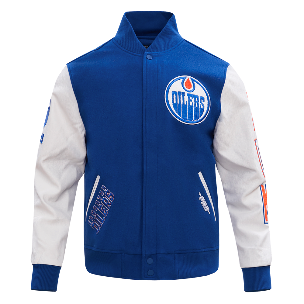 CHAMARRA UNIVERSITARIA NHL EDMONTON OILERS CLASSIC VARSITY