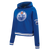 SUDADERA CON GORRO NHL EDMONTON OILERS RETRO CLASSICS PARA MUJER