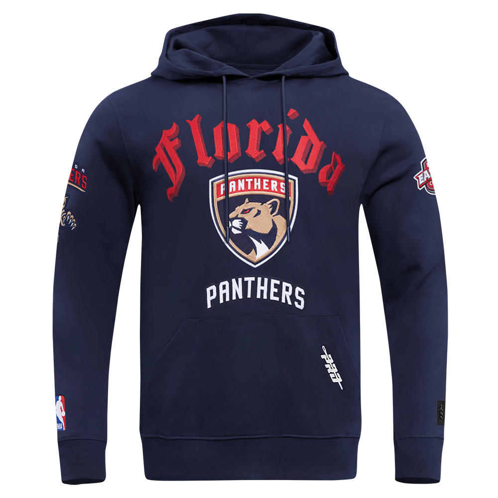 SUDADERA CON GORRO NHL FLORIDA PANTHERS OLD ENGLISH