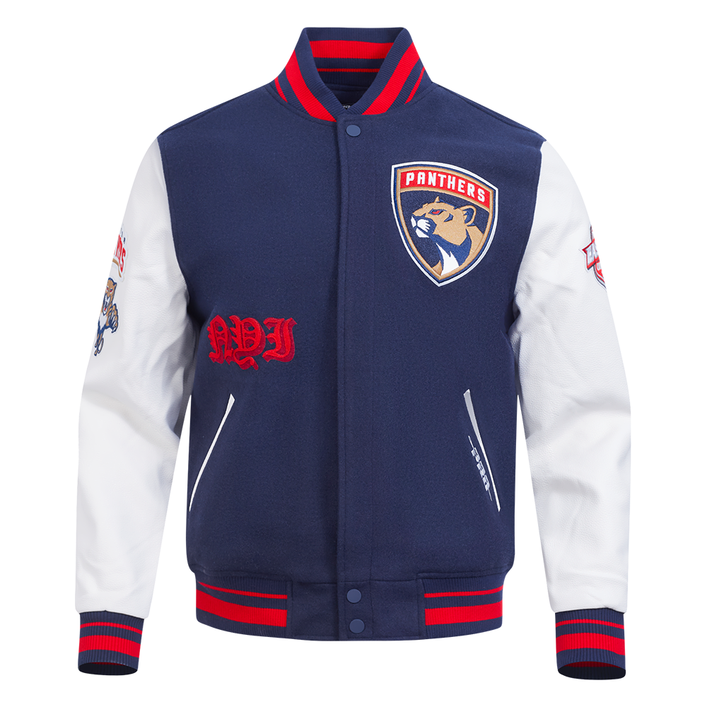 CHAMARRA UNIVERSITARIA NHL FLORIDA PANTHERS OLD ENGLISH