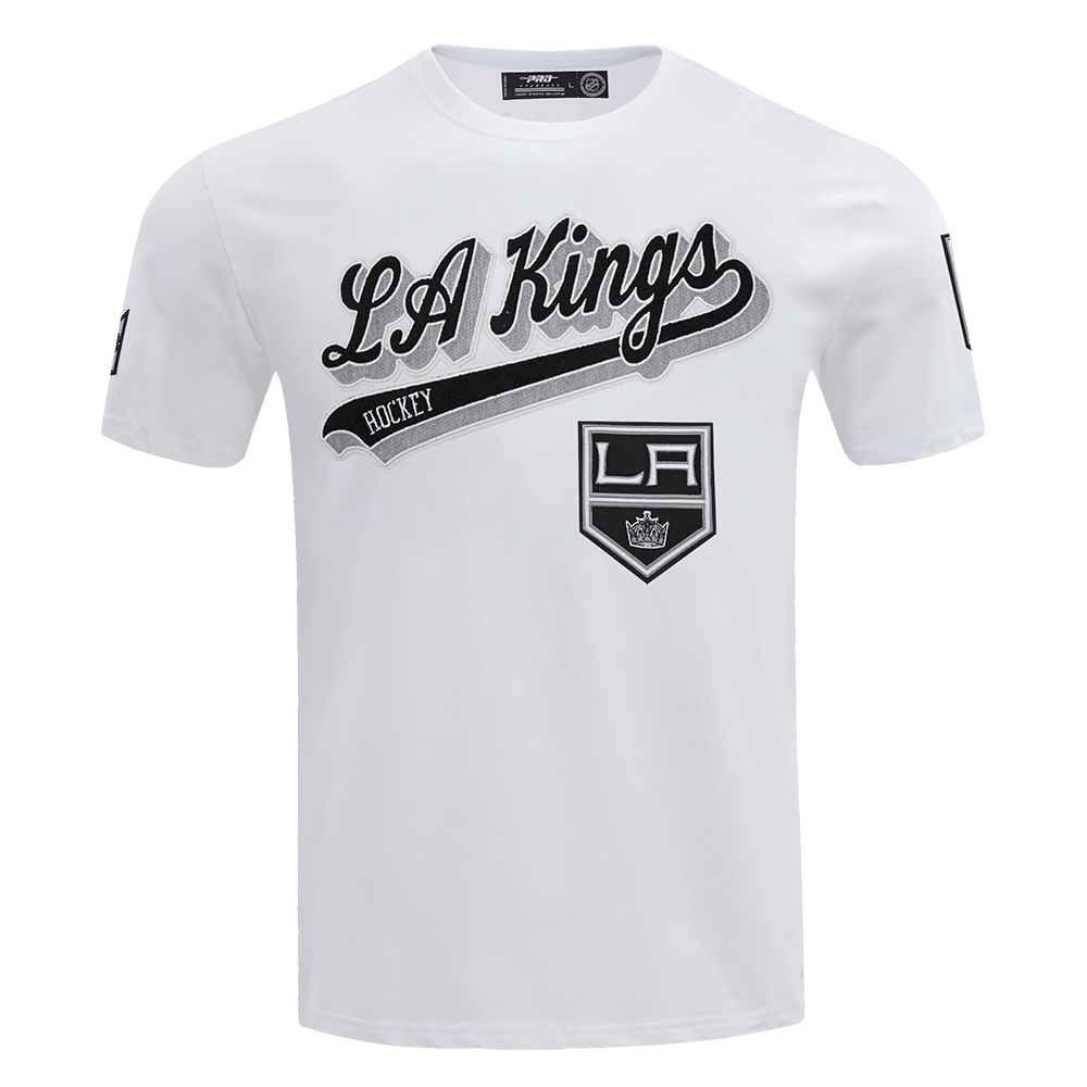 PLAYERA NHL LOS ANGELES KINGS SCRIPT TAIL