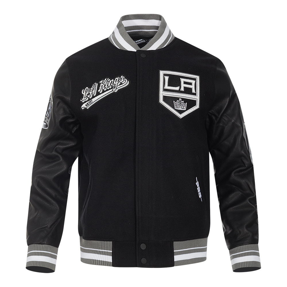 CHAMARRA UNIVERSITARIA NHL LOS ANGELES KINGS SCRIPT TAIL