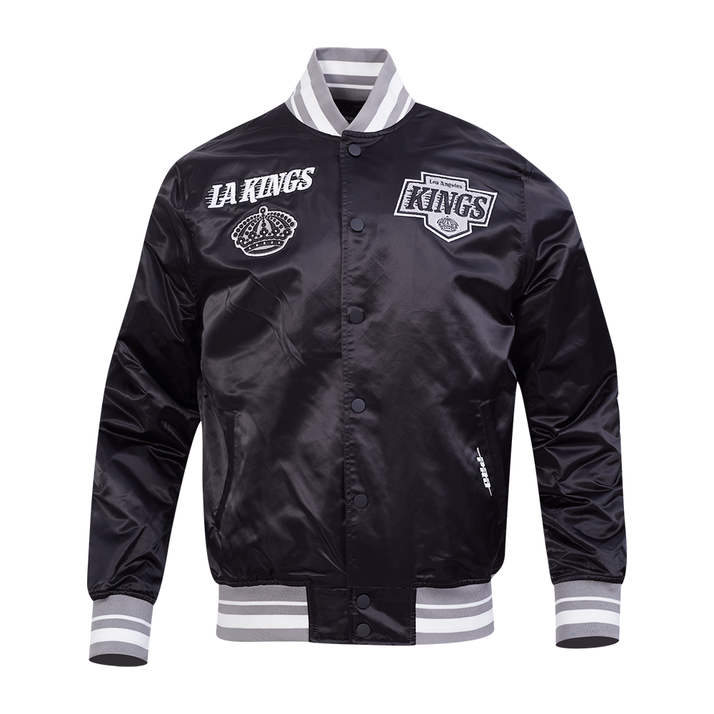 CHAMARRA DE SATÍN NHL LOS ANGELES KINGS RETRO CLASSICS