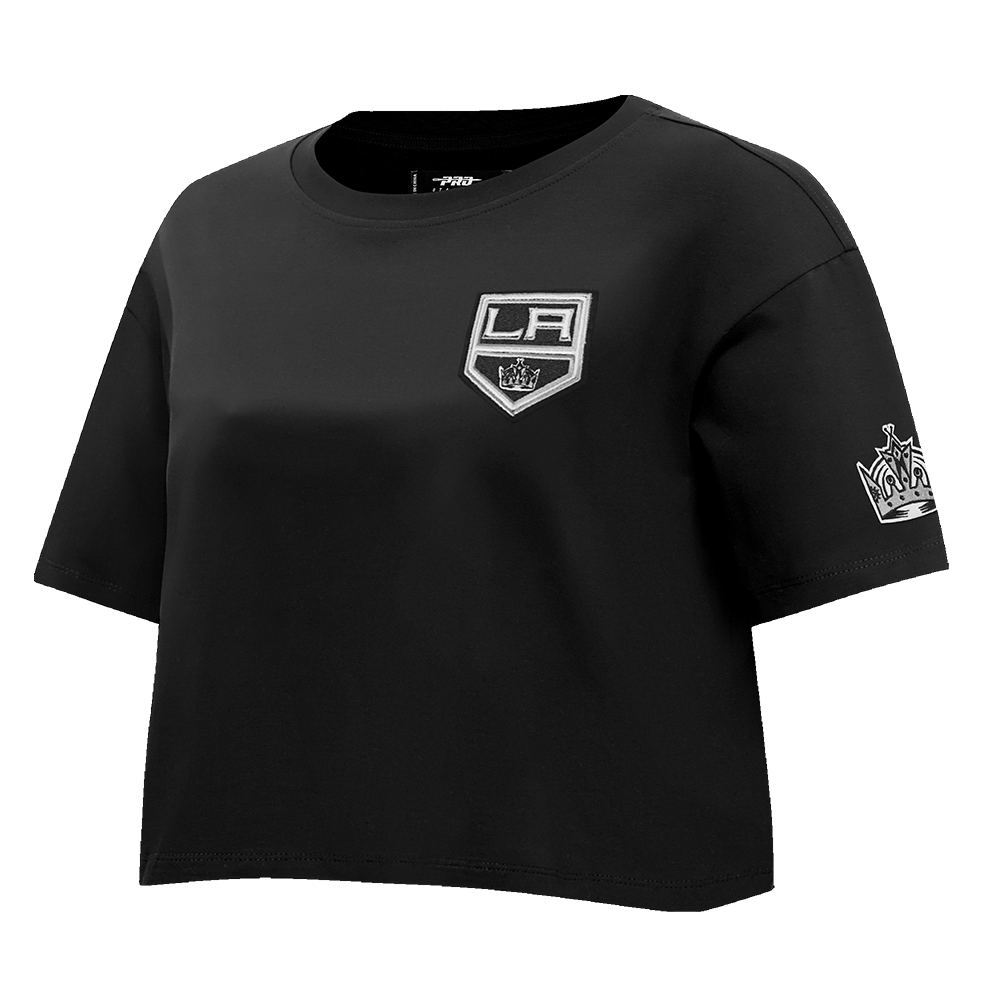 PLAYERA CROP NHL LOS ANGELES KINGS CLASSIC CHENILLE PARA MUJER